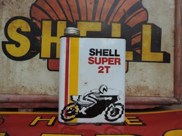 Bidon d'huile Shell