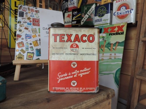 Bidon d'huile Texaco