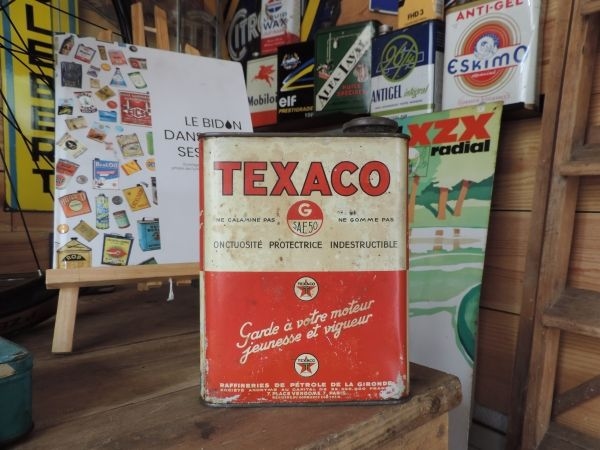 Bidon d'huile Texaco