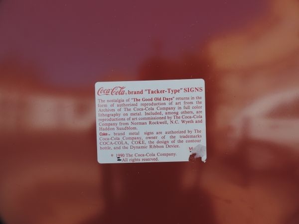Tôle bombée Coca-Cola