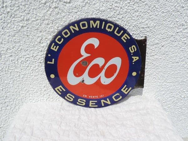 Plaque émaillée ECO drapeau