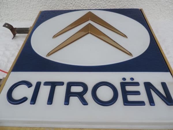 Enseigne lumineuse Citroën
